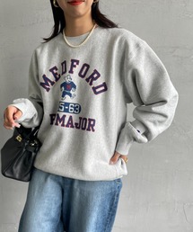 [CHAMPION/チャンピオン] リバースウィーブ カレッジロゴプリントクルーネックスウェット