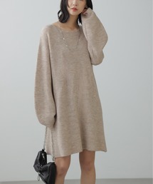 FREE'S MART（フリーズマート）の「◆ボートネック畦ニットミニワンピース（ワンピース）」