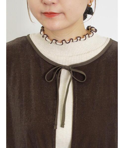 セール】透けベロア前後2WAYベスト（ベスト）｜Samansa Mos2（サマンサ