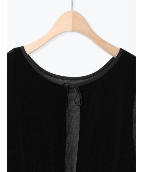 セール】透けベロア前後2WAYベスト（ベスト）｜Samansa Mos2（サマンサ