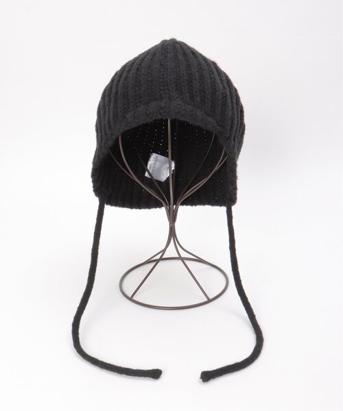 VENCEEXCHANGE（ヴァンスエクスチェンジ）の「耳付きニット帽（ニットキャップ/ビーニー・レディース・グレー/ブラック/ホワイト・FREE）」の5枚目の写真