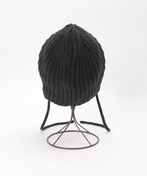 VENCEEXCHANGE（ヴァンスエクスチェンジ）の「耳付きニット帽（ニットキャップ/ビーニー・レディース・グレー/ブラック/ホワイト・FREE）」の7枚目の写真