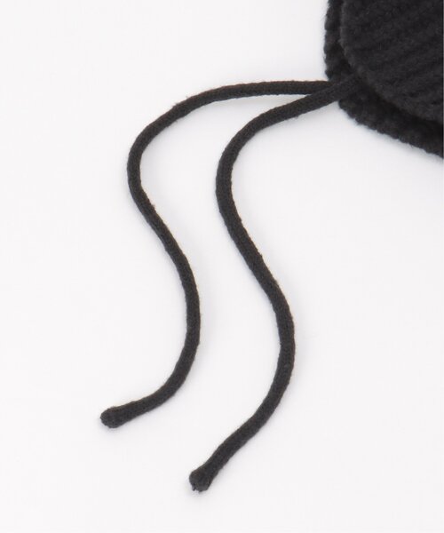 VENCEEXCHANGE（ヴァンスエクスチェンジ）の「耳付きニット帽（ニットキャップ/ビーニー・レディース・グレー/ブラック/ホワイト・FREE）」の8枚目の写真