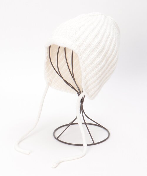 VENCEEXCHANGE（ヴァンスエクスチェンジ）の「耳付きニット帽（ニットキャップ/ビーニー・レディース・グレー/ブラック/ホワイト・FREE）」の11枚目の写真