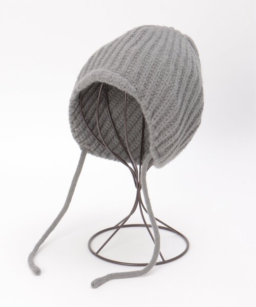 VENCEEXCHANGE（ヴァンスエクスチェンジ）の「耳付きニット帽（ニットキャップ/ビーニー・レディース・グレー/ブラック/ホワイト・FREE）」の12枚目の写真