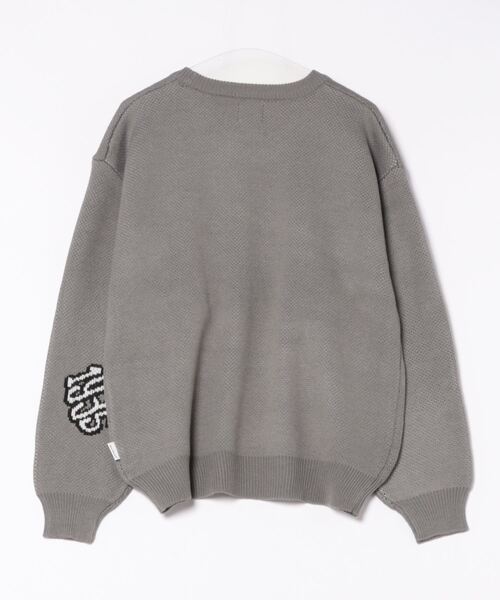 BEN DAVIS(ベンデイビス)の「【BEN DAVIS/ベンデイビス】 ジャガードニット セーター オーバーサイズ ニット ストリート ロゴ セーター/レディース メンズ(ニット/セーター・メンズ・ブラック/グレー/ブルー・X-LARGE/MEDIUM/LARGE)」の4枚目の写真