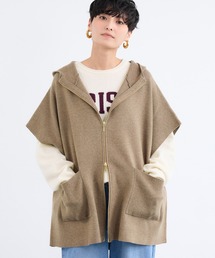 BARNYARDSTORM（バンヤードストーム）の「BARNYARDSTORM / ミラノリブフーディーポンチョ　セットアップ対応（ベスト）」