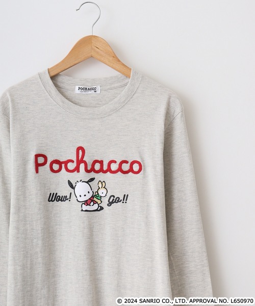 sanrio（サンリオ）の「サンリオキャラクターズ 長袖Tシャツ（Tシャツ/カットソー・メンズ・ブラック/ピンクベージュ/ホワイト系/オフホワイト/ローズ/ネイビー系/ブラック系/ネイビー/ピンク系/レッド/ホワイト/オートミール/アッシュグレー/サックスブルー/グリーン/ホワイト系1/ホワイト系2/ホワイト系3/ホワイト系4/チャコール/ブラック系1/ピンク系1/ネイビー系1/ネイビー系3/ネイビー系4/アイボリー系/アイボリー系1/ブラック系2/ライトカーキ/杢グレー・M/L/LL）」の15枚目の写真