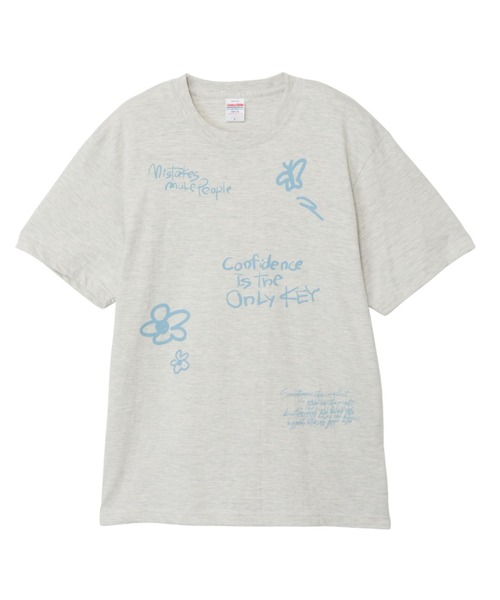 Ada.（エイダ）の「落書き プリント 半袖Ｔシャツ（Tシャツ/カットソー・レディース・ホワイト/オートミール・FREE）」の20枚目の写真