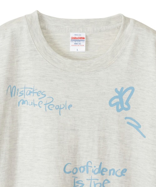 Ada.（エイダ）の「落書き プリント 半袖Ｔシャツ（Tシャツ/カットソー・レディース・ホワイト/オートミール・FREE）」の22枚目の写真