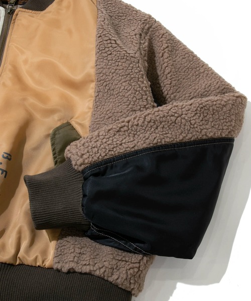 CUBE SUGAR(キューブシュガー)の「CUBE SUGAR/キューブシュガー ナイロンリメイク風Big MA-1(MA-1・レディース・その他1・FREE)」の6枚目の写真