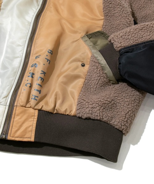 CUBE SUGAR(キューブシュガー)の「CUBE SUGAR/キューブシュガー ナイロンリメイク風Big MA-1(MA-1・レディース・その他1・FREE)」の7枚目の写真