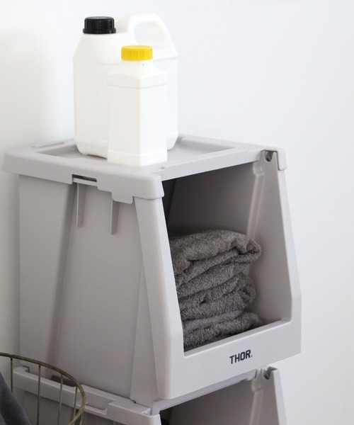 Detail(ディテール)の「THOR ソー Lid For Shelf Container 20L リッドフォーシェルフコンテナー20L(収納グッズ・メンズ・ブラック/ライトグレー/オリーブ/ダークグレー/ホワイト・FREE)」の1枚目の写真