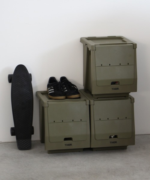 Detail(ディテール)の「THOR ソー Lid For Shelf Container 20L リッドフォーシェルフコンテナー20L(収納グッズ・メンズ・ブラック/ライトグレー/オリーブ/ダークグレー/ホワイト・FREE)」の19枚目の写真