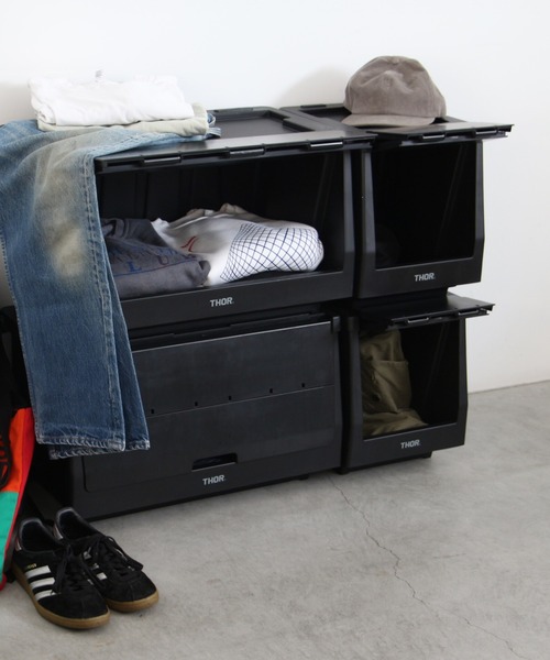 Detail(ディテール)の「THOR ソー Lid For Shelf Container 20L リッドフォーシェルフコンテナー20L(収納グッズ・メンズ・ブラック/ライトグレー/オリーブ/ダークグレー/ホワイト・FREE)」の15枚目の写真