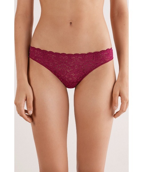 レース＆マイクロファイバー ブラジリアン（ショーツ）｜Intimissimi
