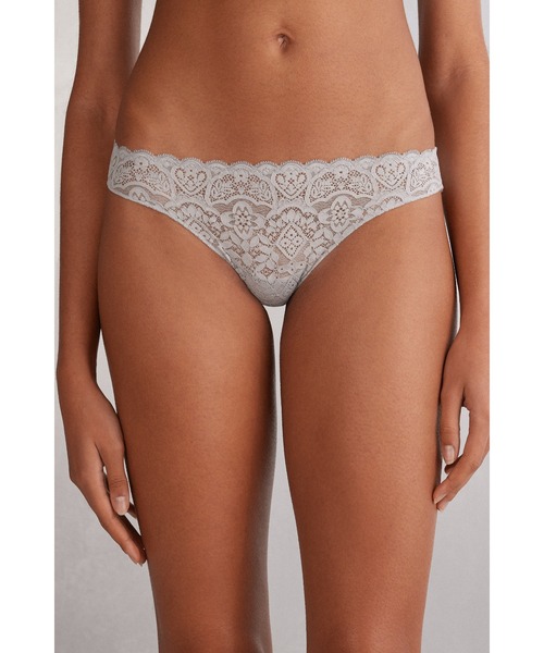 レース＆マイクロファイバー ブラジリアン（ショーツ）｜Intimissimi