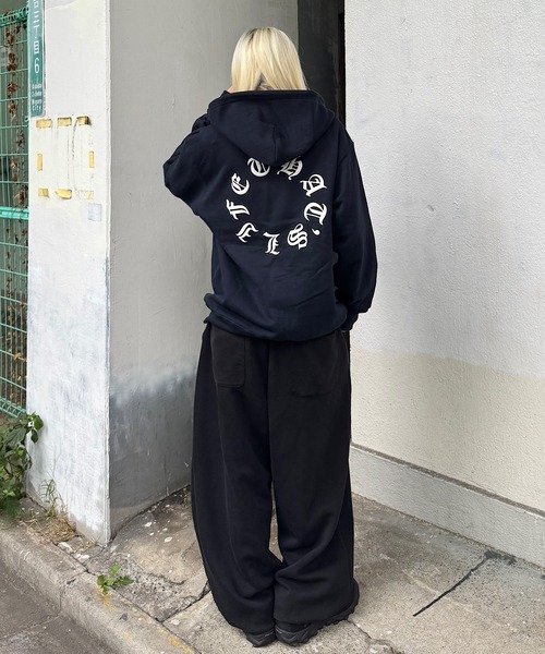 HEAVY WEIGHT 12.7oz CIRCLE LOGO ZIP HOODIE 長袖 パーカー 秋服 冬服