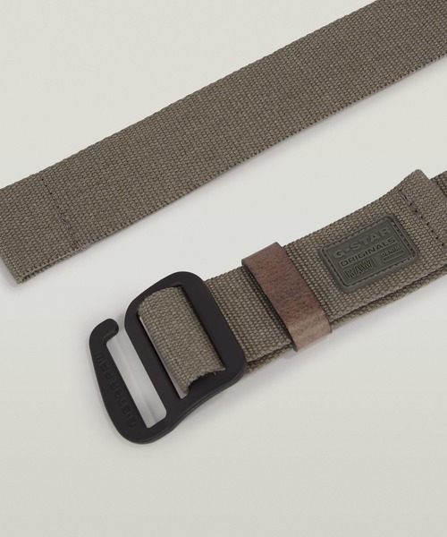 G-STAR（ジースター）の「TECH BELT/フックバックルウェービングベルト/テックベルト（ベルト・メンズ・グレー・100/80/90）」の2枚目の写真
