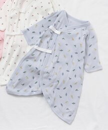 apres les cours（アプレレクール）の「ベビー長袖フライスコンビ肌着 総柄（肌着）」