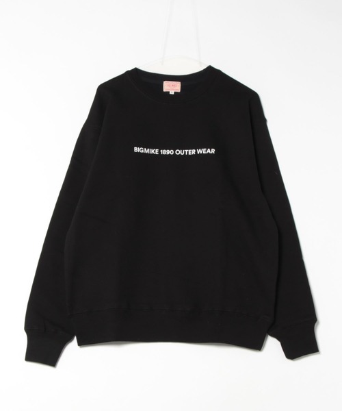 BIG MIKE（ビッグマイク）の「BIG MIKE ビックマイク/ 新ベーシックロゴ バックプリント 裏パイル クルーネックスウェット // 102518806（スウェット・メンズ・アッシュ/ヘザーグレー/ブラック/ネイビー・LARGE/X-LARGE/MEDIUM）」の8枚目の写真