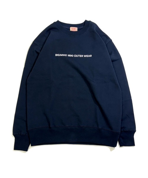 BIG MIKE（ビッグマイク）の「BIG MIKE ビックマイク/ 新ベーシックロゴ バックプリント 裏パイル クルーネックスウェット // 102518806（スウェット・メンズ・アッシュ/ヘザーグレー/ブラック/ネイビー・LARGE/X-LARGE/MEDIUM）」の14枚目の写真