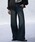 WYM LIDNMiEB oC hj́uCURVED FLARE DENIM SLACKSifjpcjvbCfBSu[