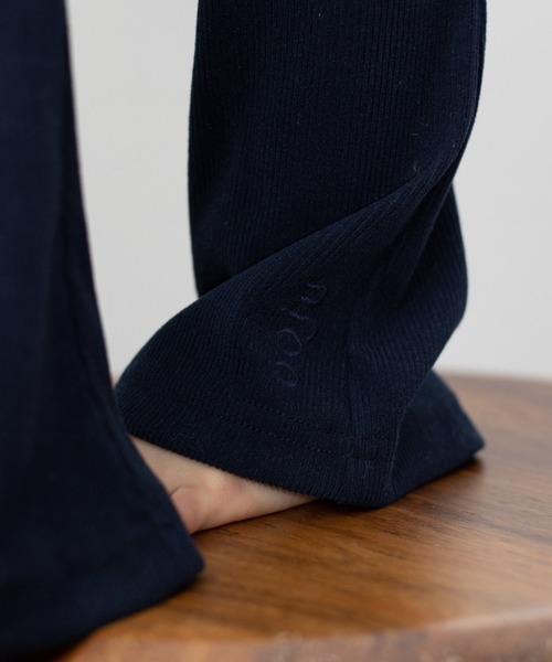 ooju（オージュ）の「【ooju】フラッフィーリブパンツ（その他パンツ・キッズ・ネイビー/チャコール・1/2/3/4）」の8枚目の写真