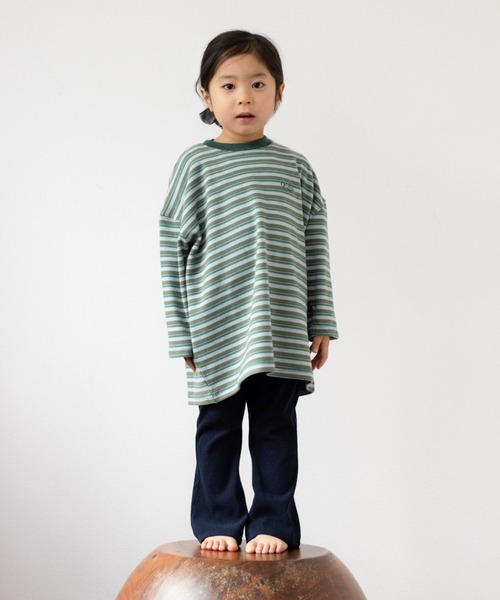 ooju（オージュ）の「【ooju】フラッフィーリブパンツ（その他パンツ・キッズ・ネイビー/チャコール・1/2/3/4）」の9枚目の写真