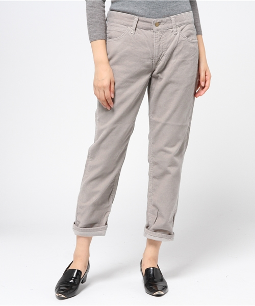 Lee（リー）の「【Lee】コーデュロイテーパードパンツ（その他パンツ・レディース・ベージュ/ホワイト/グレー・X-SMALL/SMALL/MEDIUM）」の3枚目の写真