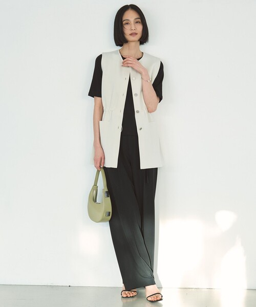 UNFILO（アンフィーロ）の「イージーチノ ベルト付きパンツ（その他パンツ・レディース・ベージュ系/ホワイト系/ブラック系・MEDIUM/SMALL/X-SMALL/LARGE）」の6枚目の写真