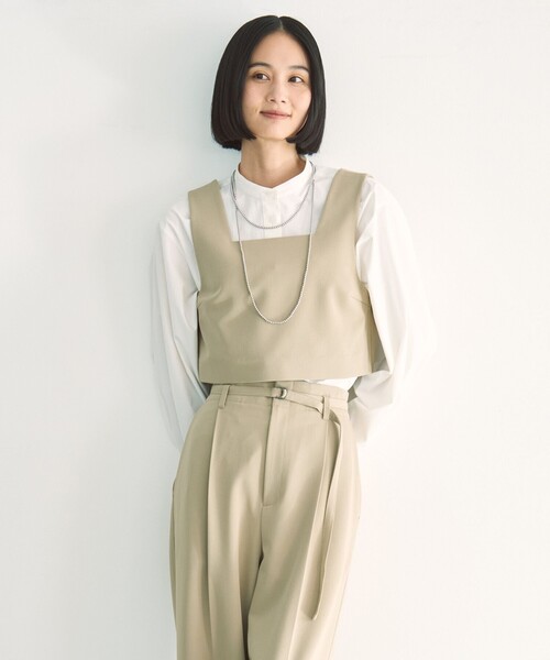 UNFILO（アンフィーロ）の「イージーチノ ベルト付きパンツ（その他パンツ・レディース・ベージュ系/ホワイト系/ブラック系・MEDIUM/SMALL/X-SMALL/LARGE）」の13枚目の写真