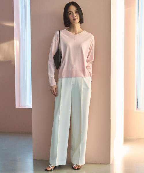 UNFILO（アンフィーロ）の「イージーチノ ベルト付きパンツ（その他パンツ・レディース・ベージュ系/ホワイト系/ブラック系・MEDIUM/SMALL/X-SMALL/LARGE）」の19枚目の写真