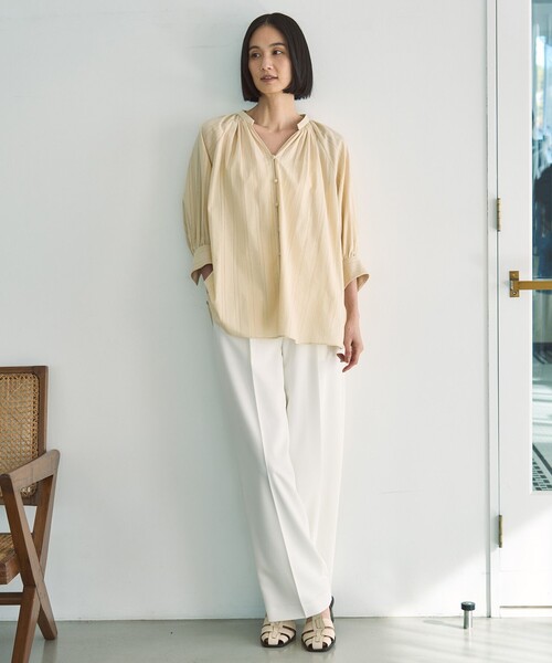 UNFILO（アンフィーロ）の「イージーチノ ベルト付きパンツ（その他パンツ・レディース・ベージュ系/ホワイト系/ブラック系・MEDIUM/SMALL/X-SMALL/LARGE）」の21枚目の写真