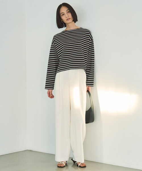 UNFILO(アンフィーロ)の「イージーチノ ベルト付きパンツ(その他パンツ・レディース・ベージュ系/ホワイト系/ブラック系・MEDIUM/SMALL/X-SMALL/LARGE)」の12枚目の写真