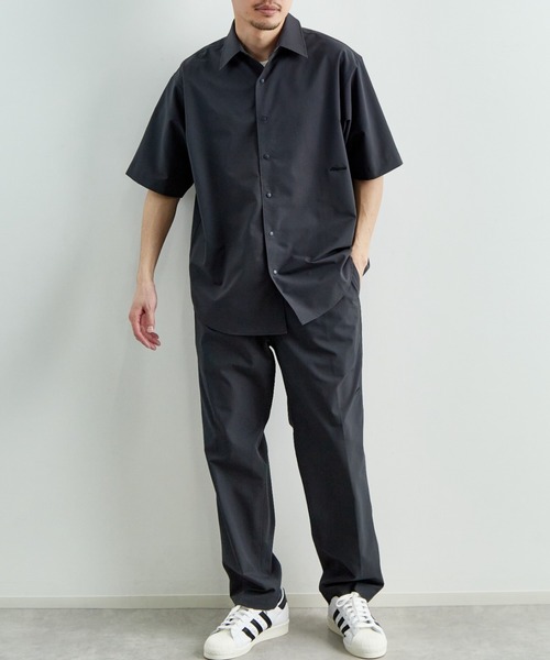 ミズノ JEANS FACTORY 別注 エアリーベントシャツ L BLACK MIZUNO ミズノ公式 JEANS FACTORY エアリーベントシャツ メンズ
