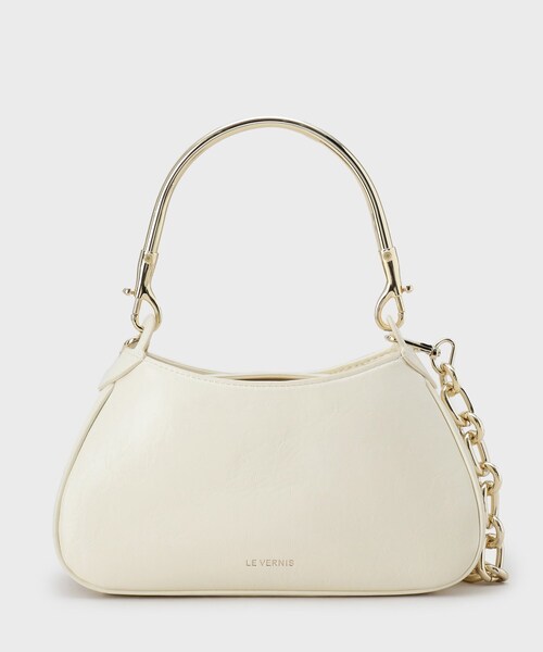 GALLEST(ギャレスト)の「【LE VERNIS】アーチハンドルバッグ(ハンドバッグ・レディース・ブラック/アイボリー・00)」の8枚目の写真