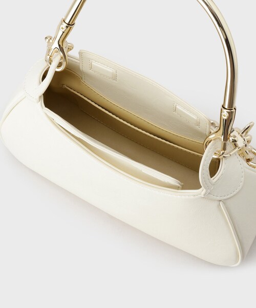 GALLEST(ギャレスト)の「【LE VERNIS】アーチハンドルバッグ(ハンドバッグ・レディース・ブラック/アイボリー・00)」の12枚目の写真