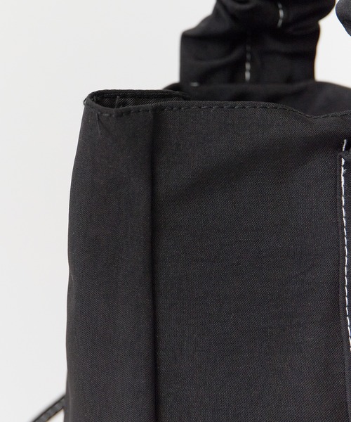 ROOPTOKYO（ループトウキョウ）の「ギャザーハンドル リボンスクエアトートバッグ（トートバッグ・レディース・ピンク/アイボリー/ブラック/チャコールグレー・FREE）」の11枚目の写真