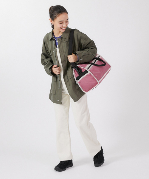 LeSportsac（レスポートサック）の「DELUXE MED WEEKENDER モーヴ