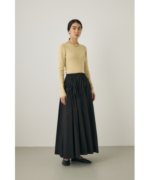 tシャツ 「M_」KNIT ボディスーツ レディース M_（エムアンダーバー）の「【M_】KNIT ボディスーツ（Tシャツ