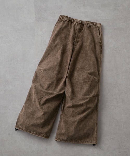 セール】ヴィンテージケミカルウォッシュ ドロストワイドイージー