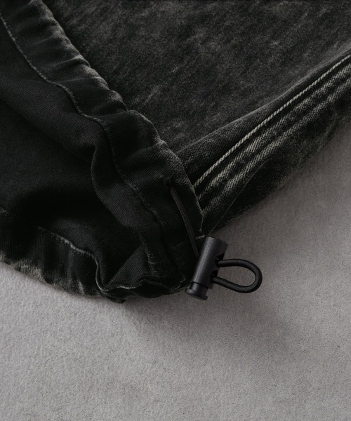 EMMA CLOTHES（エマクローズ）の「ヴィンテージケミカルウォッシュ ドロストワイドイージーパンツ（チノパンツ・メンズ・ブラウン/ブラック・S/M/L）」の13枚目の写真