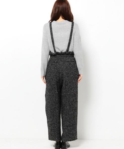 Another Edition（アナザーエディション）の「ツイードタックパンツ/ AEFC TWD TUCK PT◆（その他パンツ・レディース・ブラック/ダークグレー・MEDIUM/SMALL）」の3枚目の写真