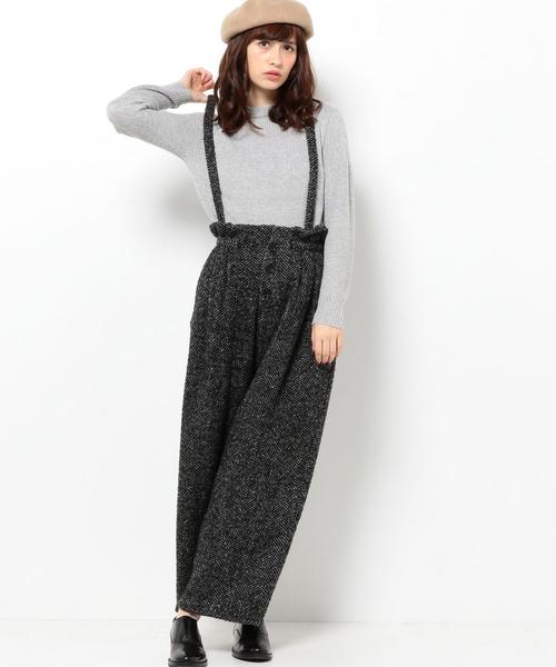 Another Edition（アナザーエディション）の「ツイードタックパンツ/ AEFC TWD TUCK PT◆（その他パンツ・レディース・ブラック/ダークグレー・MEDIUM/SMALL）」の6枚目の写真