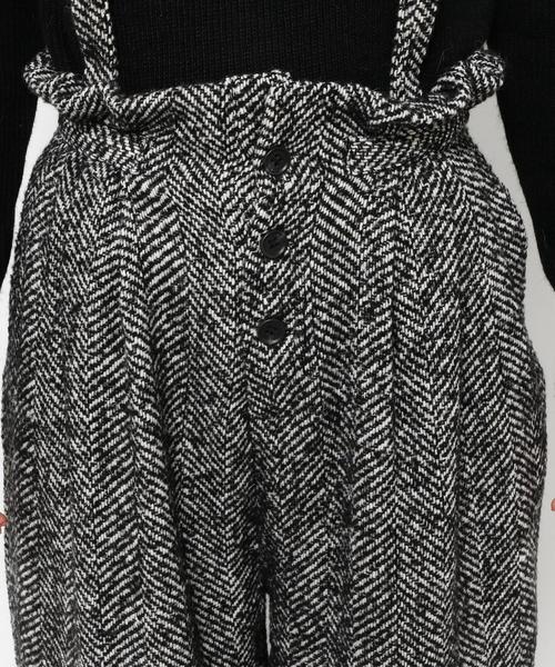 Another Edition（アナザーエディション）の「ツイードタックパンツ/ AEFC TWD TUCK PT◆（その他パンツ・レディース・ブラック/ダークグレー・MEDIUM/SMALL）」の9枚目の写真