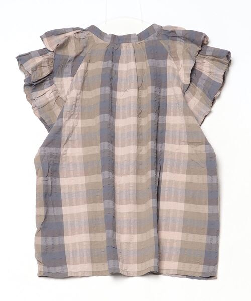ROSE BUD(ローズバッド)の「【WEB・一部店舗限定】SUCKER FRILL BLOUSE(シャツ/ブラウス・レディース・グレー/ピンク/グリーン・ONE SIZE)」の22枚目の写真