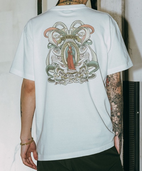 Subciety(サブサエティ)の「Nouveau TEE(Tシャツ/カットソー・メンズ・サンドベージュ/ホワイト/ブラック・SMALL/MEDIUM/LARGE/X-LARGE/XX-LARGE)」の2枚目の写真