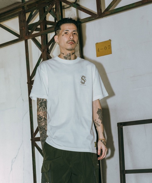Subciety(サブサエティ)の「Nouveau TEE(Tシャツ/カットソー・メンズ・サンドベージュ/ホワイト/ブラック・SMALL/MEDIUM/LARGE/X-LARGE/XX-LARGE)」の10枚目の写真