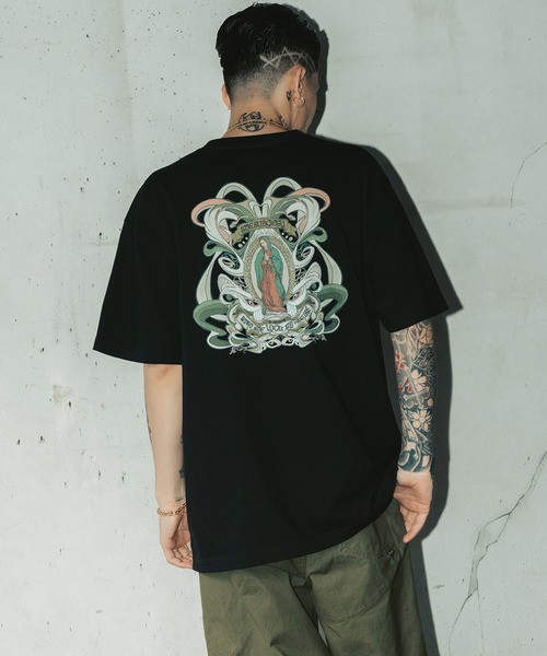 Subciety(サブサエティ)の「Nouveau TEE(Tシャツ/カットソー・メンズ・サンドベージュ/ホワイト/ブラック・SMALL/MEDIUM/LARGE/X-LARGE/XX-LARGE)」の13枚目の写真